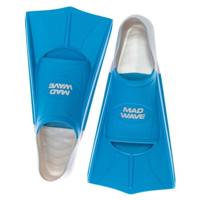 Schwimmflossen Mad Wave Short Training Fins Blue