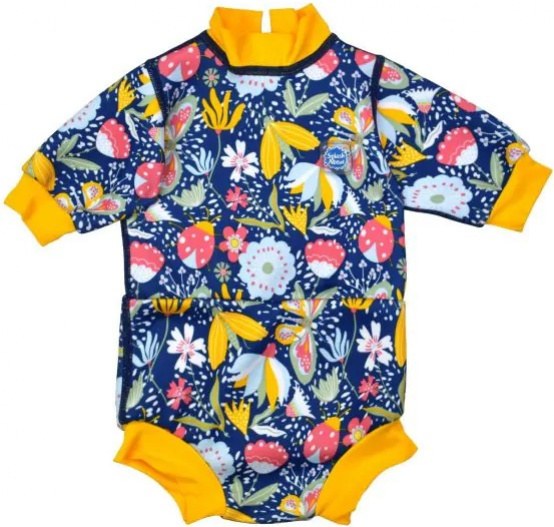 Schwimmanzug für Babys Splash About Happy Nappy Wetsuit Garden Delight