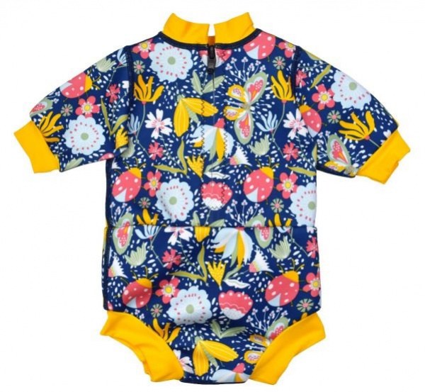 Schwimmanzug für Babys Splash About Happy Nappy Wetsuit Garden Delight