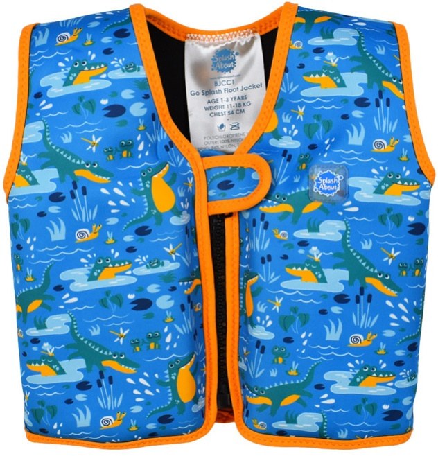 Schwimmveste Kinder Splash About Go Splash Float Jacket Croc Creek
