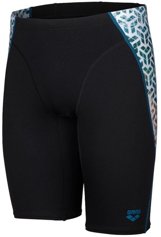 Arena Planet Water Swim Jammer Black/White Multi
