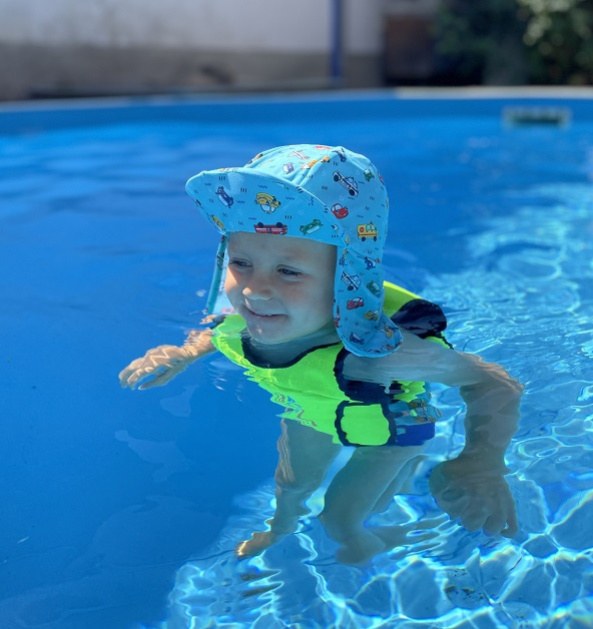 Schwimmveste Kinder AquaKiddo Swim Vest Green