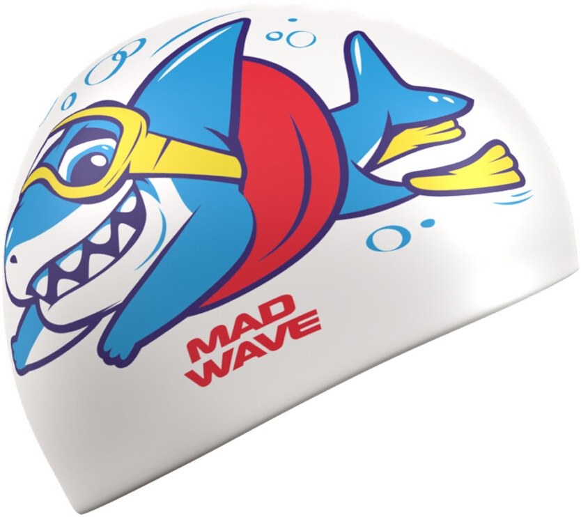 Mad Wave Baby Shark Silicone Cap