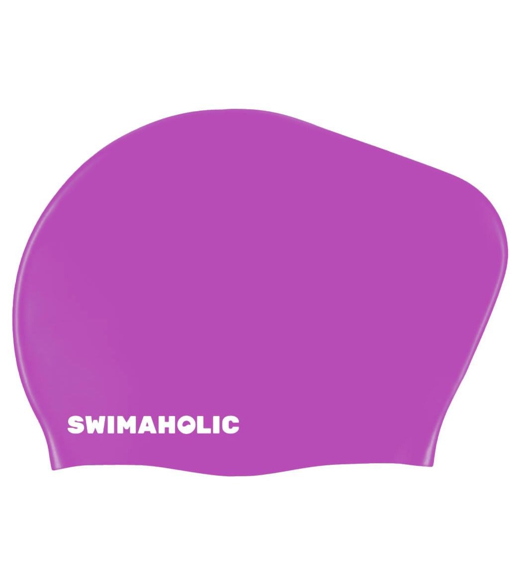 Kinderbadekappe für langes Haar Swimaholic Long Hair Cap Junior
