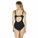 Damen-Badeanzug Speedo Vivienne Clipback One Piece Black