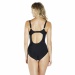 Damen-Badeanzug Speedo Vivienne Clipback One Piece Black