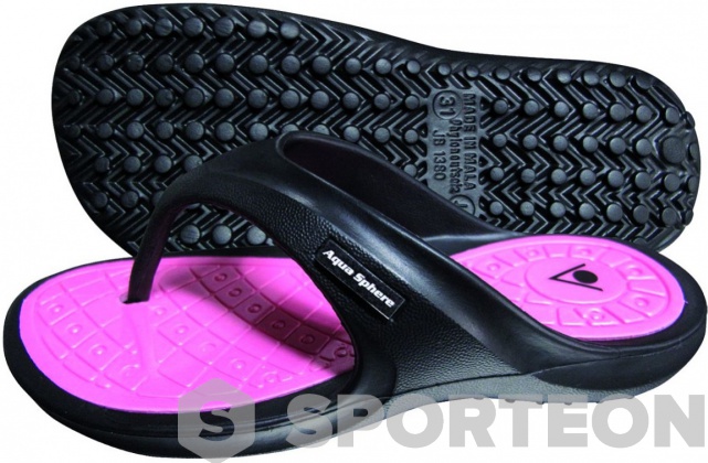 Flip Flops Kinder Aqua Sphere Tyre Junior Black/Pink