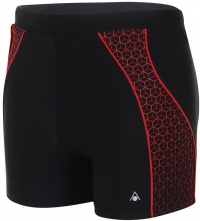 Schwimmshorts Aqua Sphere Onyx Aqua Fit Boxer Black/Red