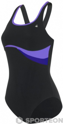 Damen-Badeanzug Aqua Sphere Zolan Aqua Infinity Black/Lilac