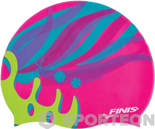 Schwimmkappe Kinder Finis Mermaid Silicone Cap Crown