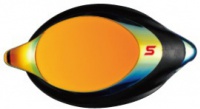 Optische Schwimmbrille Swans SRXCL-MPAF Mirrored Optic Lens Racing Rauchig/Orange