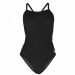 Damen-Badeanzug Michael Phelps Solid Mid Back Black