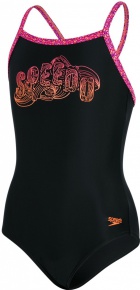 Speedo Candy Bounce Placement Thinstrap Muscleback Girl Black/Post It Pink/Fluo Orange/Violet Speedo Candy Bounce Placement Thinstrap Muscleback Girl Black/Post It Pink/Fluo Orange/Violet