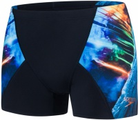 Speedo Placement Digital V Aquashort Solardive Black/Turquoise Speedo Placement Digital V Aquashort Solardive Black/Turquoise