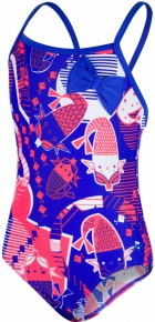 Speedo Shell Bell Bow Suit Girl Amparo Blue/Post It Pink Speedo Shell Bell Bow Suit Girl Amparo Blue/Post It Pink