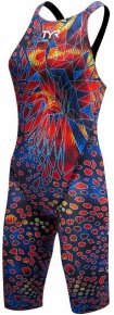 Wettkampf-Schwimmanzug Damen Tyr Avictor Venom Open Back Black/Multi Wettkampf-Schwimmanzug Damen Tyr Avictor Venom Open Back Black/Multi