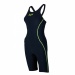 Wettkampf-Schwimmanzug Mädchen Michael Phelps MPULSE Girls Black/Yellow