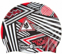 Schwimmkappe Mad Wave Stripes Silicone