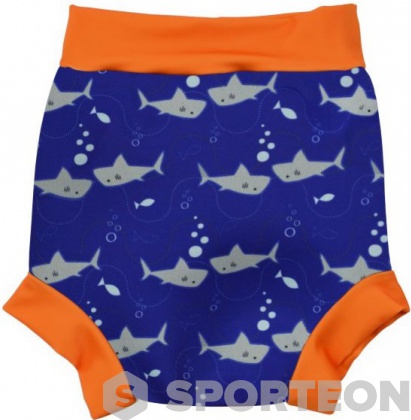 Schwimmanzug für Babys Splash About Happy Nappy Shark Orange