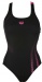 Damen-Badeanzug Arena Shadow One Piece Black/Pink