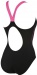 Damen-Badeanzug Arena Shadow One Piece Black/Pink