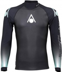 Aqua Sphere Aquaskin Top Long Sleeve Men Black/Turquoise