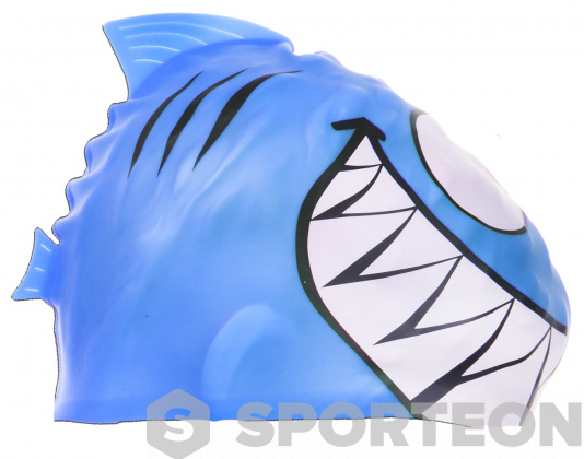 Schwimmkappe Kinder BornToSwim Shark Junior Swim Cap