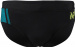 Badehose Herren Michael Phelps Arkos Brief Black/Turquoise