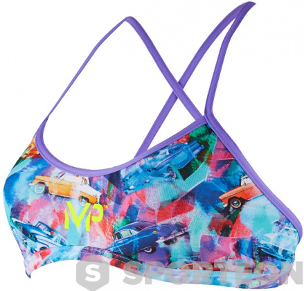 Damen-Badeanzug Michael Phelps Vintage Top Multicolor