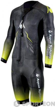 Swim Run Neopren-Shorty Herren Aqua Sphere Aquaskin Swim-Run Limitless Shorty Men Black/Yellow