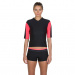 Schwimmoberteil Speedo Hydractive Rash Top Black/Psycho Red/Oxid Grey