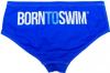 Badehose Herren BornToSwim Sharks Brief Blue