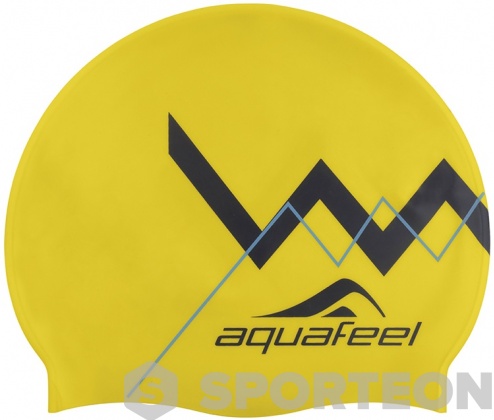 Schwimmütze Aquafeel Zig Zag Silicone Cap