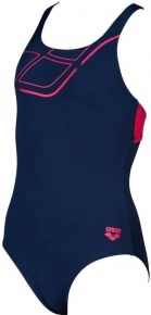 Badeanzug Mädchen Arena Essentials Swim Pro Back One Piece Junior Navy/Freak Rose Badeanzug Mädchen Arena Essentials Swim Pro Back One Piece Junior Navy/Freak Rose
