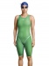 Wettkampf-Schwimmanzug Damen Aquafeel Neck To Knee Oxygen Racing Green