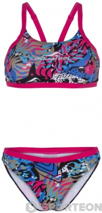 Damen-Badeanzug Aquafeel Abstract Jungle Dynamicback Multi