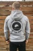 Sweatshirt Herren Swimaholic Zip Through Hood Men Heater Grey Melange