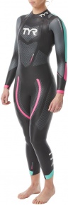 Tyr Hurricane Wetsuit Cat 5 Women Black/Turquoise/Fuchsia Tyr Hurricane Wetsuit Cat 5 Women Black/Turquoise/Fuchsia
