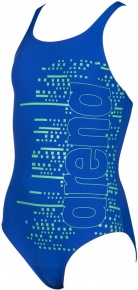 Badeanzug Mädchen Arena Little Stars V Back One Piece Junior Neon Blue/Golf Green Badeanzug Mädchen Arena Little Stars V Back One Piece Junior Neon Blue/Golf Green