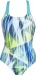 Damen-Badeanzug Arena Shading Prism Swim Pro Back One Piece LB Mint/Multi