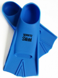Schwimmflossen Kinder  BornToSwim Junior Short Fins Blue
