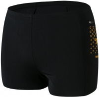 Badehose Herren Speedo Pocket Aquashort Black/Mango