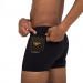 Badehose Herren Speedo Pocket Aquashort Black/Mango