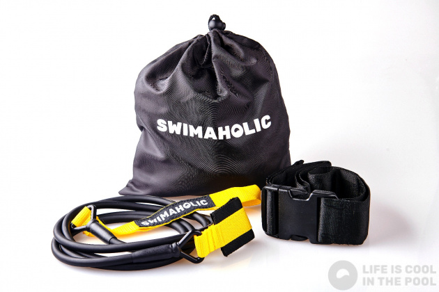 Gummis für Schwimmkrafttraining Swimaholic Safety Cord Short Belt