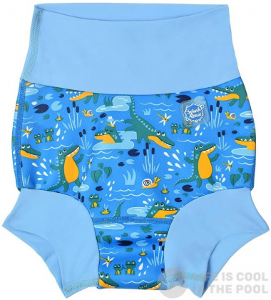 Schwimmanzug für Babys Splash About New Happy Nappy Crocodile Swamp