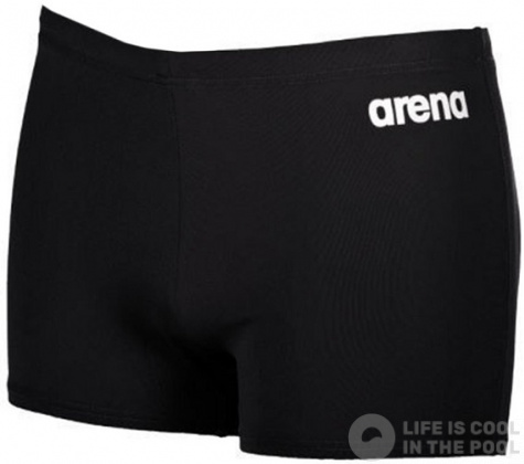 Badehose Jungen Arena Solid Short Junior Black/White