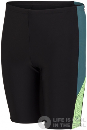 Badehose Jungen Speedo Dive Jammer Boy Black/Swell Green/Zest Green