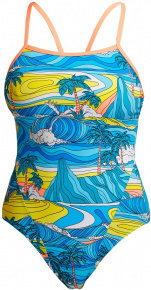 Damen-Badeanzug Funkita Summer Bay Eco Single Strap One Piece