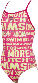Badeanzug Mädchen Arena Neon Glitch Light Drop Back One Piece Junior Freak Rose/Green Multi Badeanzug Mädchen Arena Neon Glitch Light Drop Back One Piece Junior Freak Rose/Green Multi