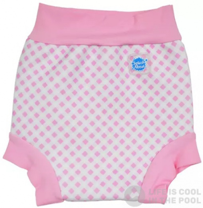 Schwimmanzug für Babys Splash About Happy Nappy Pink Cube